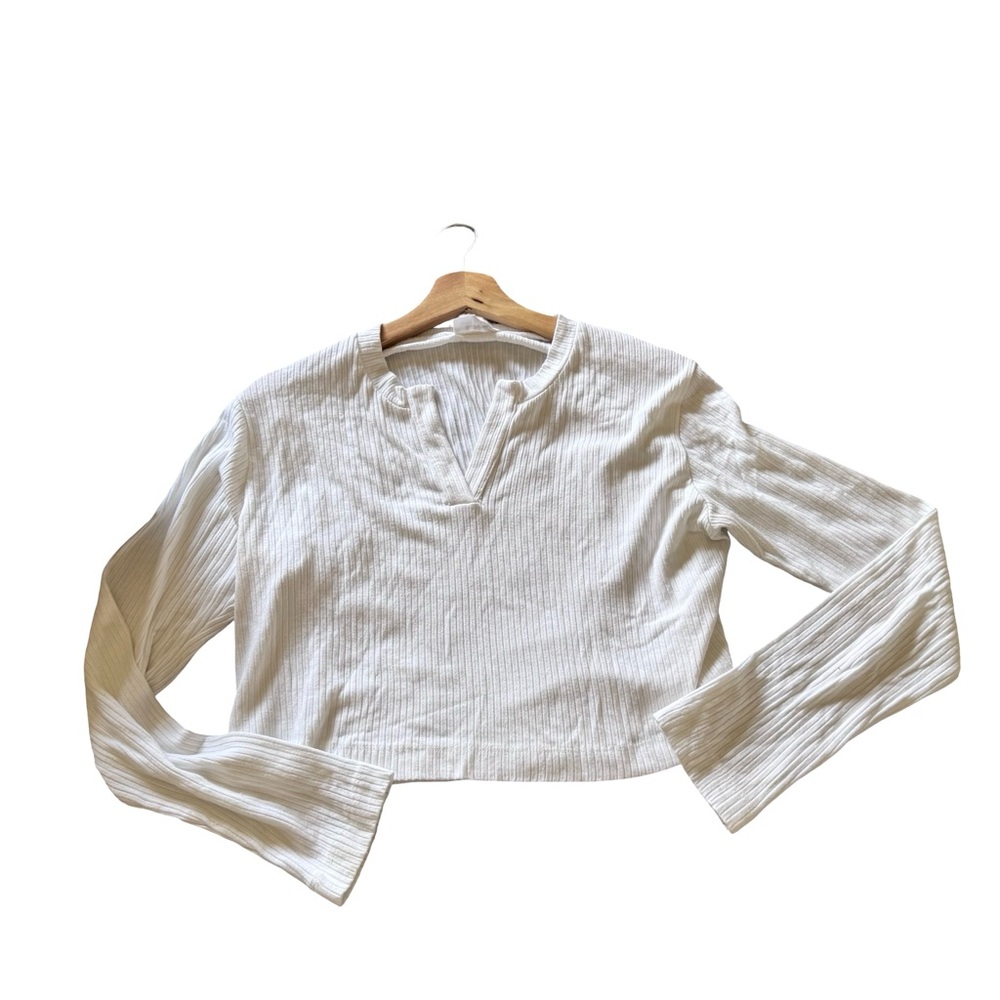LNA Hill Cropped Henley - Picture 2 of 7